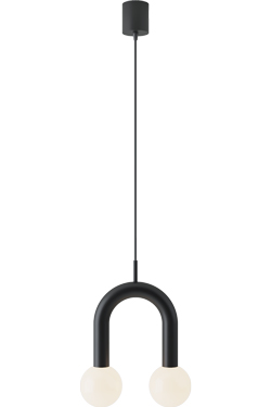 Suspension minimaliste en U 2 lumières Rigoberta Super Curved
