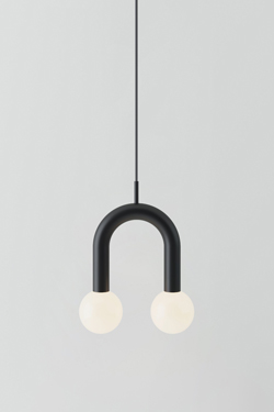 Suspension minimaliste en U 2 lumières Rigoberta Super Curved - Suspension by Robin