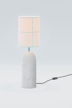 Contemporary table lamp in light grey concrete Rania - Table lamps by Robin