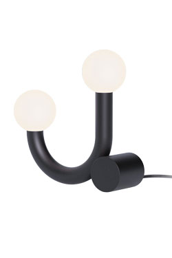 Minimalist black metal table lamp Rigoberta