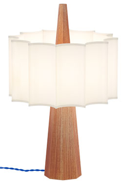Wooden table lamp Rain - Table lamps by Robin