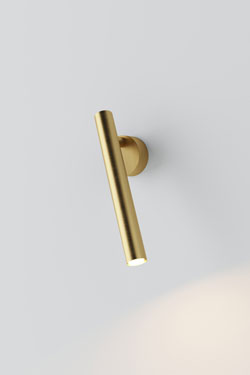 Adjustable gold-plated bedside wall lamp Rui - Wall lights by Robin