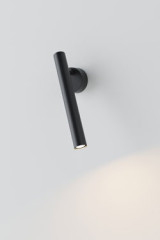 Minimalist black bedside wall lamp with integrated LED lighting Rui - Wall lights by Robin