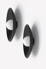 Randa black and white parabolic wall light - Wall lights by Robin