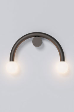 Rigoberta Curved wall light in black - Wall lights by Robin