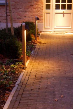Beamy balise de jardin 100 cm en teck