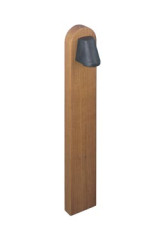 Beamy garden path light 100 cm in teak - Exterior path & step lighting by Royal Botania