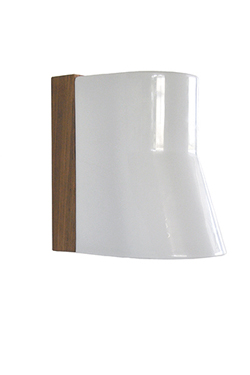 Beacon Wall white porcelain outdoor wall sconce