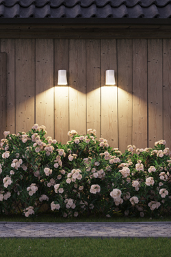 Beacon Wall white porcelain outdoor wall sconce