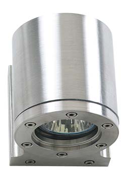 Omega single wall cylinder stainless steel - Exterior wall lights by Royal Botania