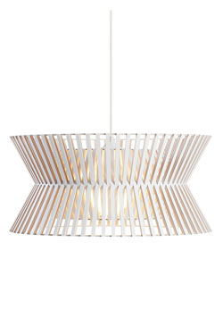 Kontro suspension géométrique noire et bois