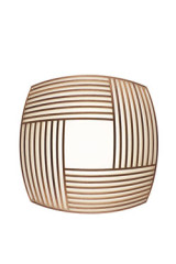 Kuulto plafonnier carré en noyer - Plafonnier by Secto Design