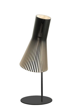 Lampe de table en bois et stratifié noir - Lampe de table by Secto Design