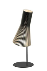 Lampe de table en bois et stratifié noir - Lampe de table by Secto Design