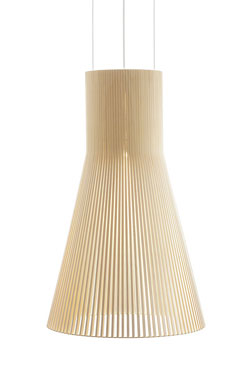 Magnum maxi suspension conique noire et bois