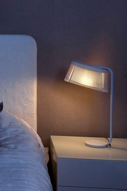 Owalo lampe de table ou de chevet blanche 