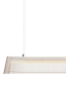 Owalo Suspension longue en bouleau naturel