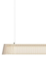 Owalo Suspension longue en bouleau naturel - Suspension by Secto Design
