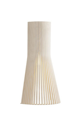 Petite applique design scandinave stratifié noir et bois massif