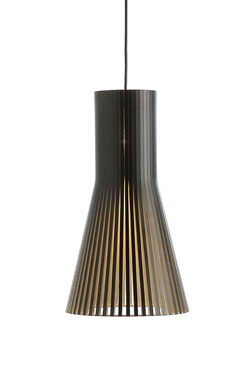 Petite suspension conique en bouleau naturel