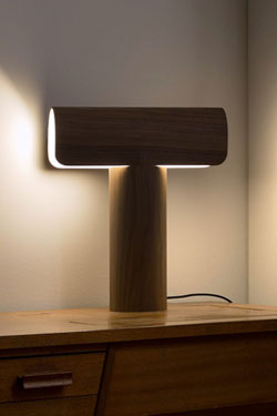 Teelo lampe de table en bouleau naturel