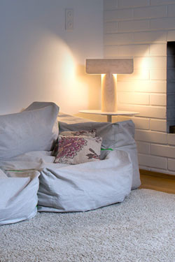 Teelo lampe de table en bouleau naturel