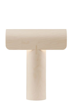 Teelo lampe de table en bouleau naturel - Lampe de table by Secto Design