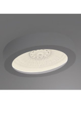 Ceiling cupola rosette imitation, floral pattern, small model - Ceiling lights by Sedap