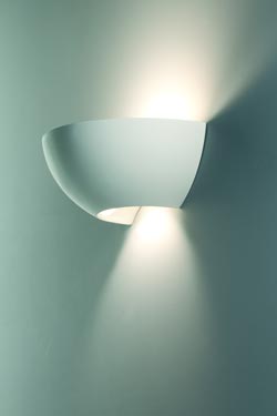 1740 natural plaster wall lamp