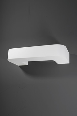 Short wall lamp natural plaster Paperclip