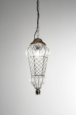 Baloton crystal outdoor pendant lamp 60cm Baba - Exterior pendants by Siru