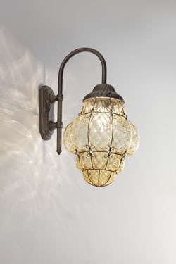 Classic Venetian lantern outdoor wall light - Exterior wall lights by Siru