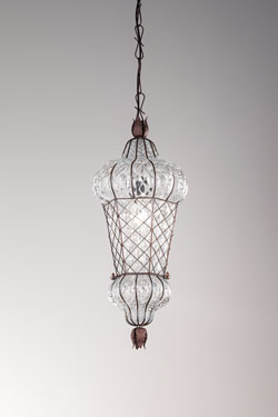 Baba transparent blown glass pendant lamp - Pendants by Siru