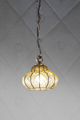 Pendant lamp in amber glass Carro - Pendants by Siru