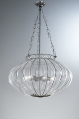Suspension en verre soufflé 6 lumières Harem 70cm - Suspension by Siru