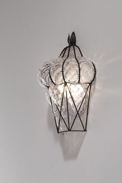 Piazza crystal baloton classic Venetian-style wall light - Wall lights by Siru