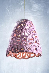 Suspension conique lilas  - Suspension by Munari par Stylnove Ceramiche