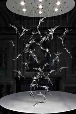 Angel Falls suspension 36 anges de cristal - Lustre by Terzani