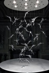 Angel Falls pendant 36 crystal angels - Chandeliers by Terzani