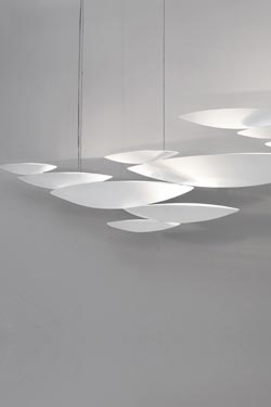 I Lucci chandelier 220cm in white metal