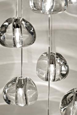 Mizu lustre 15 gouttes de cristal transparent