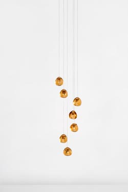 Mizu suspension 7 gouttes de cristal champagne
