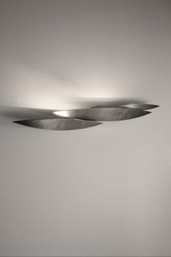 I Lucci modern wall light in brushed nickel - Wall lights by Terzani