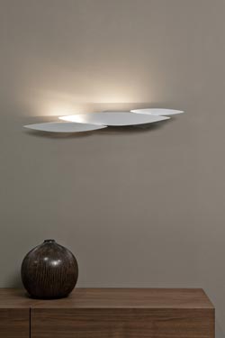 I Lucci modern wall lamp in white metal