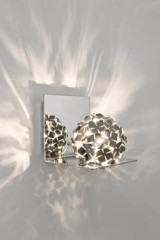 Ortenzia silver petals wall lamp - Wall lights by Terzani