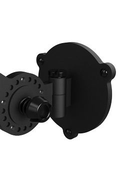 Applique de chevet articulée noir mat Bolt
