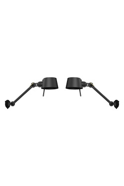 Applique de chevet articulée noir mat Bolt