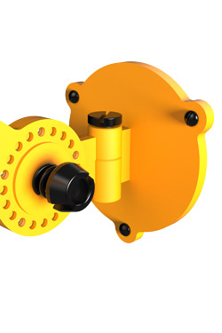 Applique de chevet style industriel jaune Bolt