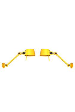 Applique de chevet style industriel jaune Bolt