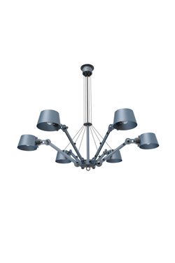 Blue Bolt chandelier with 6 branches - Chandeliers by Tonone